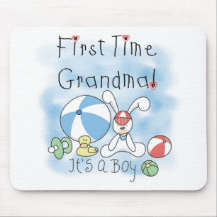 Tapis De Souris Grand-maman de première fois des T-shirts et des