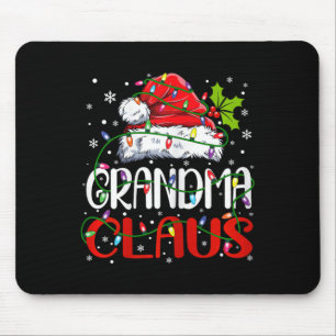 Tapis De Souris Grand-mère Claus Noël Père Noël Matching Famille N