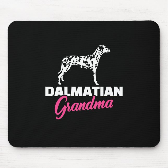 Tapis De Souris Grand-mère dalmate (Devant)