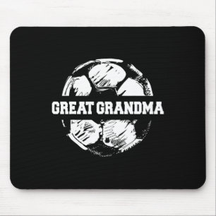 Tapis De Souris Grand-mère de football formidable Byll Split Socce