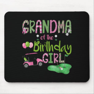 Tapis De Souris Grand-mère de la fille de l'anniversaire trou en u