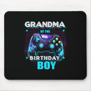 Tapis De Souris Grand-mère du garçon d'anniversaire vidéo familial
