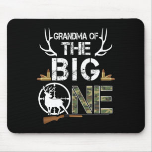 Tapis De Souris Grand-Mère Du Gros Anniversaire Boy Deer Hunter Ca