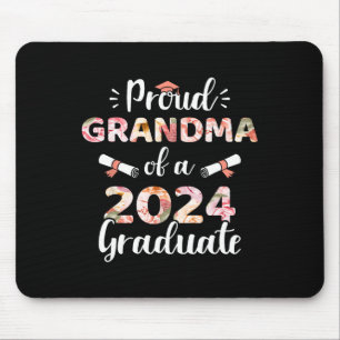 Tapis De Souris Grand-Mère D'Un Diplômé De 2024 Pour Diplôme Famil