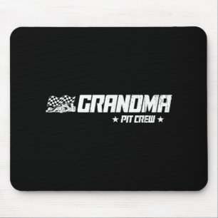 Tapis De Souris Grand-mère Pit Crew Race Car Anniversaire Famille