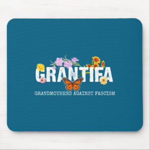 Tapis De Souris Grand-mères Grantifa contre le fascisme 