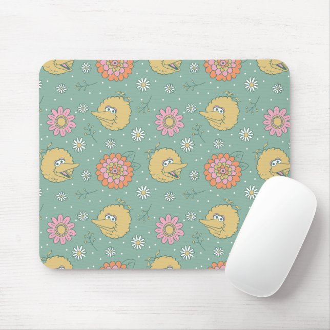 Tapis De Souris Grand Oiseau | Motif Floral Good Vibes (Avec souris)