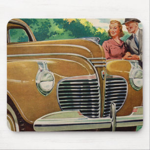 Tapis De Souris Grand or de maman et papa 1941 Plymouth