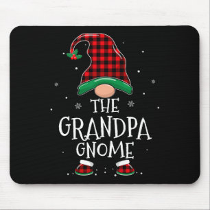 Tapis De Souris Grand-pa Gnome Xmas Famille Correspondance Plaid N
