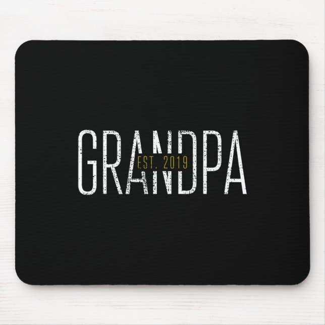 Tapis De Souris Grand-père 2019 Don Tee Est (Devant)