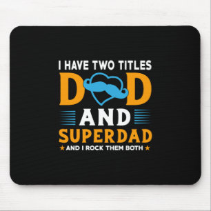 Tapis De Souris Grand-père Cadeau   Papa Et Super Papa
