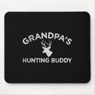 Tapis De Souris Grand-père de chasse Buddy Amusants Deer Hunting