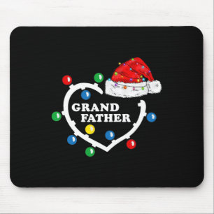 Tapis De Souris Grand-Père De Joyeux Noël Rouge Noël Noël Chapeau 