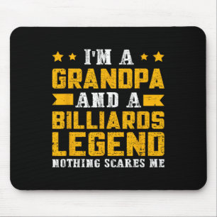 Tapis De Souris Grand-père de la légende du billard