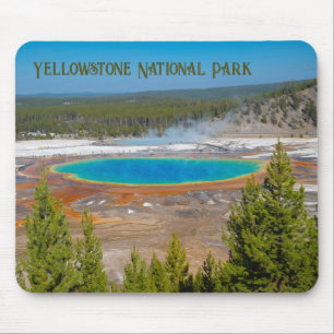Tapis De Souris Grand Prismatic Spring Parc national de Yellowston