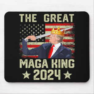 Tapis De Souris Grand Roi Trump Biden politique Ultra Mega P