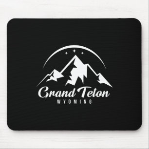 Tapis De Souris Grand Teton Wyoming Station de ski Ski Snowboard