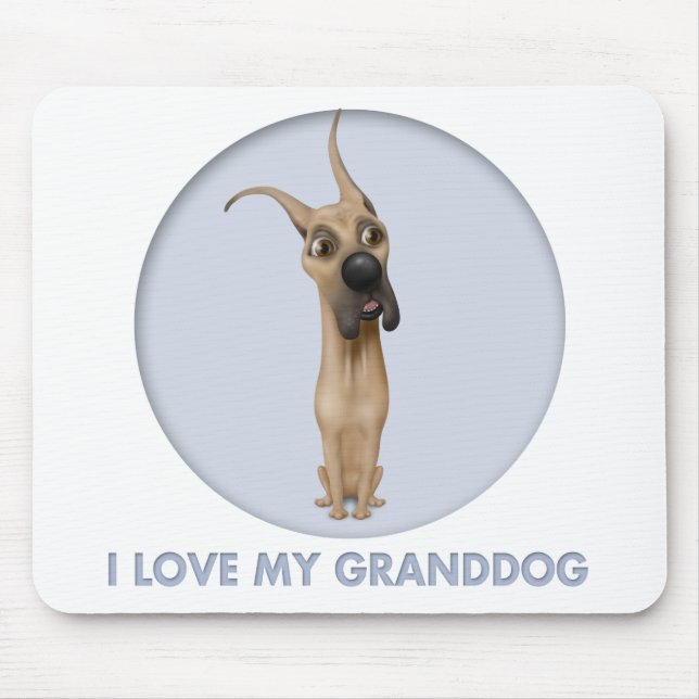 Tapis De Souris Granddog de great dane (Devant)