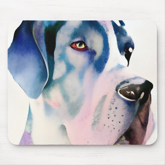 Tapis De Souris Grande aquarelle de Danse (Devant)