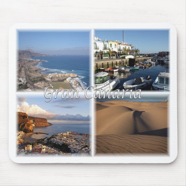 Tapis De Souris Grande Canarie Canarie Espagne (Devant)