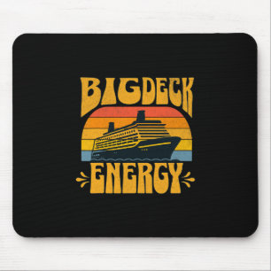 Tapis De Souris Grande énergie de pont drôle de bateau de croisièr