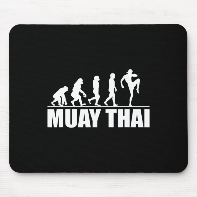 Tapis De Souris Grande évolution du cadeau de Muay Thai Kickboxing (Devant)