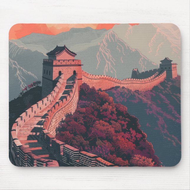 Tapis De Souris Grande muraille de Chine (Devant)