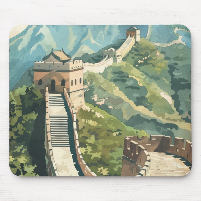 Tapis De Souris Grande muraille de Chine (Devant)