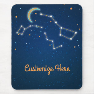 Tapis De Souris Grande Ourse Constellation Céleste Regard des Étoi