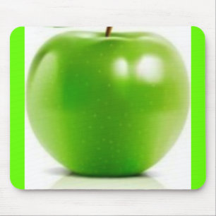 Tapis De Souris grande pomme verte