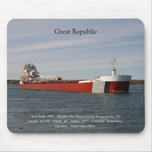 Tapis De Souris Grande République mousepad