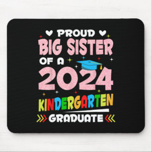 Tapis De Souris Grande Soeur De 2024 Diplôme D'Études Secondaires