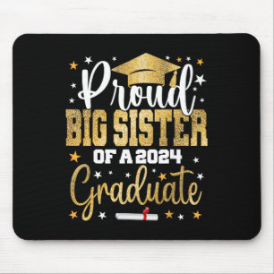 Tapis De Souris Grande Soeur D'Un Diplôme De 2024 Cl