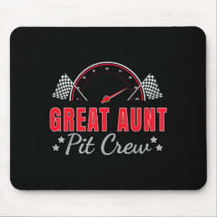 Tapis De Souris Grande Tante T Équipe Course Pilote De Voiture Ann