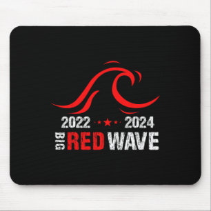 Tapis De Souris Grande Vague Rouge Républicain Gop Élection