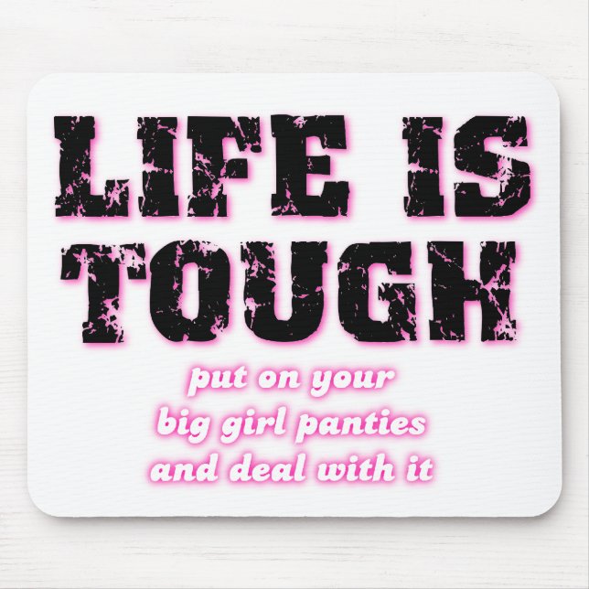 Tapis De Souris Grandes culottes Mousepad drôle de fille (Devant)