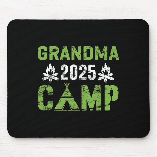 Tapis De Souris Grandma Camp 2025 Family Vacation Summer Camping C (Devant)