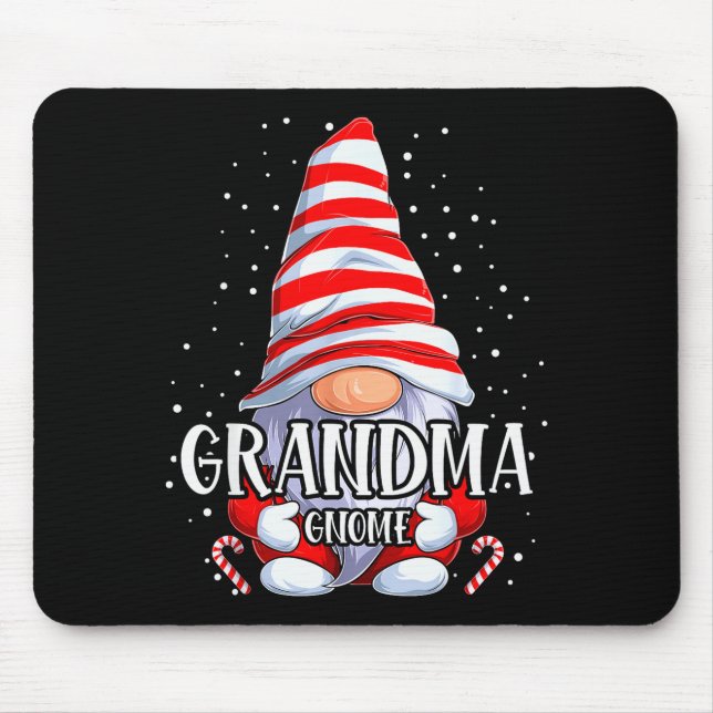 Tapis De Souris Grandma Gnome Christmas Pajamas Matching Family Gr (Devant)