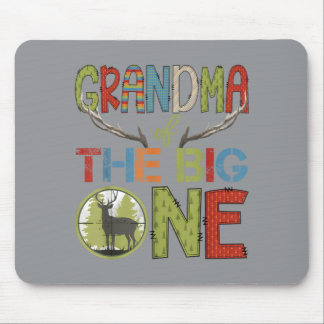 Tapis De Souris Grandma Of The Big One 1st Birthday Boy Deer