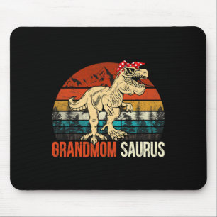 Tapis De Souris Grandmomsaurus T Rex Dinosaure Grand-mère Saurus M