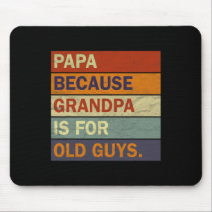 Tapis De Souris Grandpa Art Pour Hommes Grand-Père Papa Père Paren