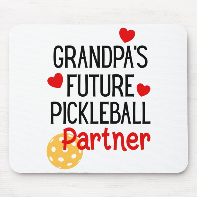 Tapis De Souris Grandpa S Future Ckleball Partner Granhild Toddler (Devant)