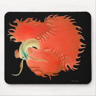 Tapis De Souris Grands poissons rouges Mousepad de Betta