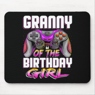 Tapis De Souris Granny Of The Gamer Girl Matching Vidéo Jeu Naissa
