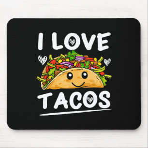 Tapis De Souris Graphique 365 J'aime les Tacos Tee Cinco De Mayo T