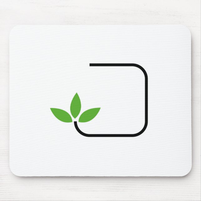 Tapis De Souris Graphique amical d'Eco (Devant)