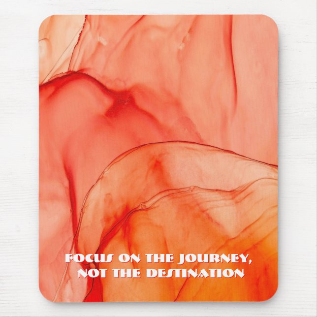Tapis de souris graphique avec citation personnali (Devant)