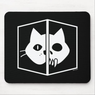 Tapis De Souris Graphique de chat de Schrödinger