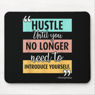 Tapis De Souris Graphique de citation d'occasion motivationnelle