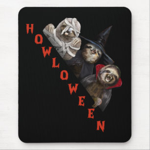 Tapis De Souris Graphique de jonction de jonction d'Halloween sur